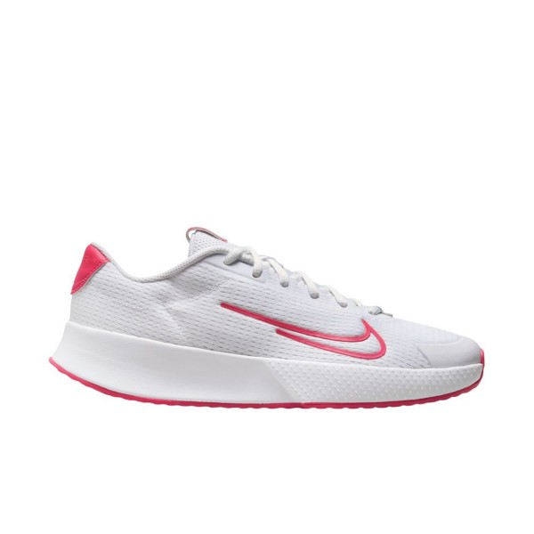 Women's Nike Court Vapor Lite 2 Tennis Shoes 10 Regular White/Aster Pink-Hot Punch-Crimson Tint