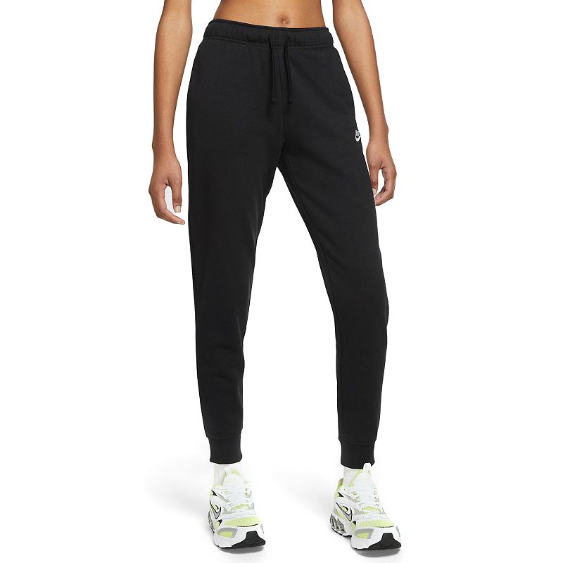 Women's Nike Sportswear Club Fleece Midrise Joggers, Size: XS, Black