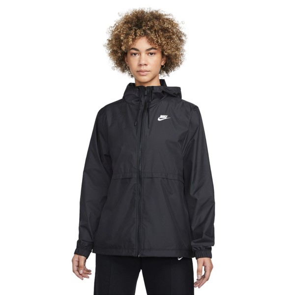 Women's Nike Sportswear Essential Repel Windbreaker XSmall Black/White