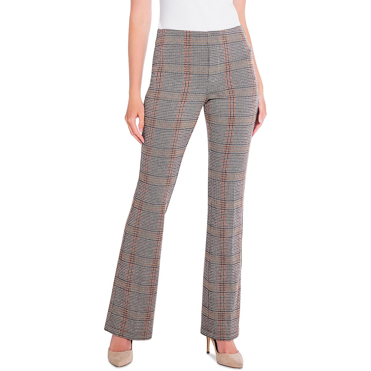 Womens Pull On Faux Pockets Bootcut Pants