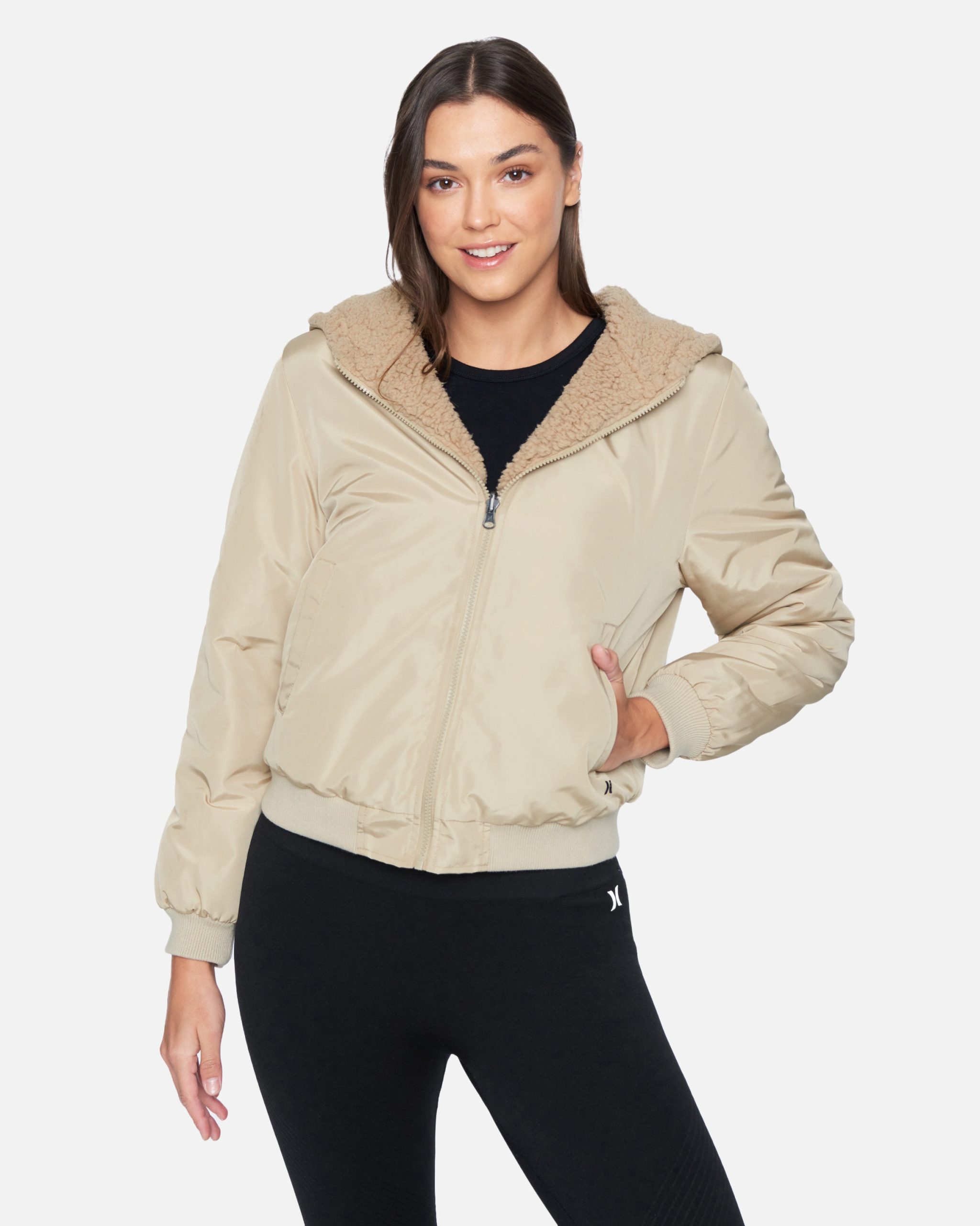 Women's Reversible Bomber Jacket in Tuffet