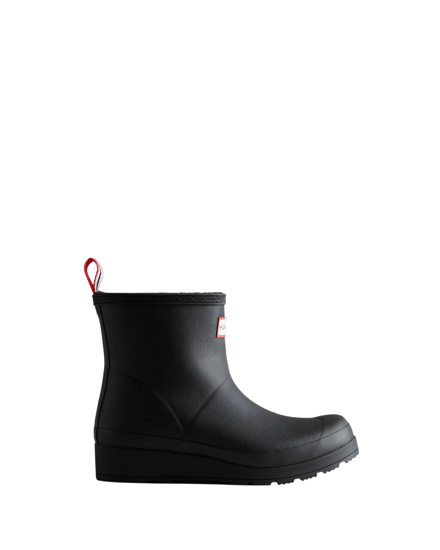 Women's Short Insulated Rain Boots In Black