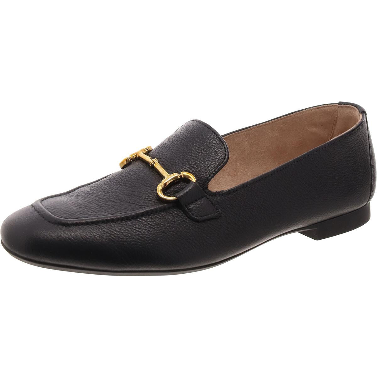 Womens Suede Embellished Loafers