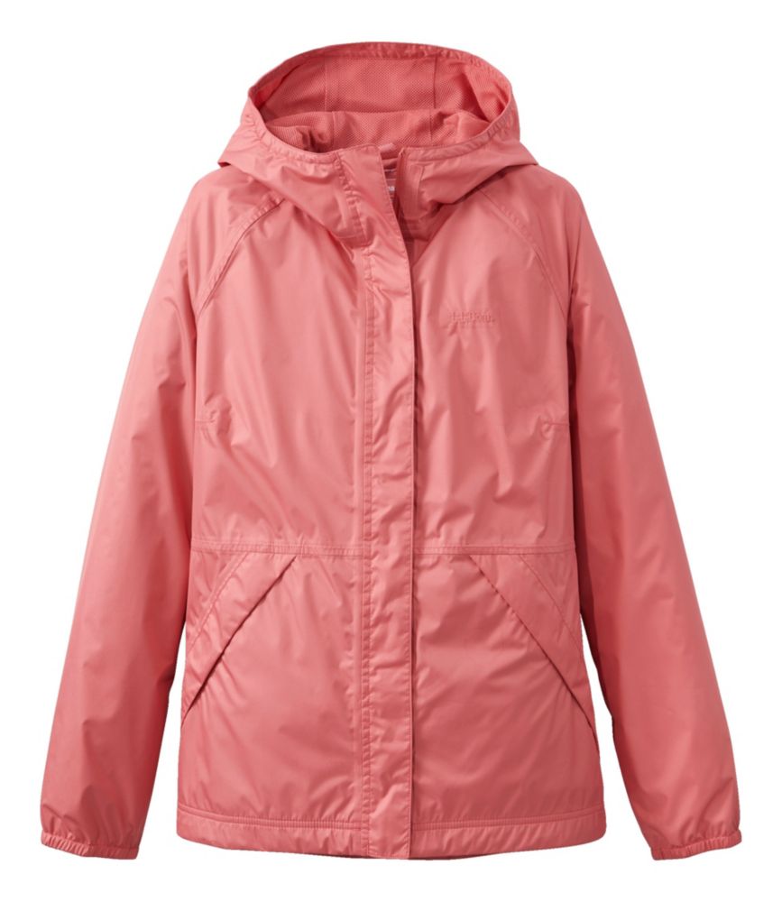 Women's Waterproof Windbreaker Jacket Mineral Red 2X, Synthetic L.L.Bean