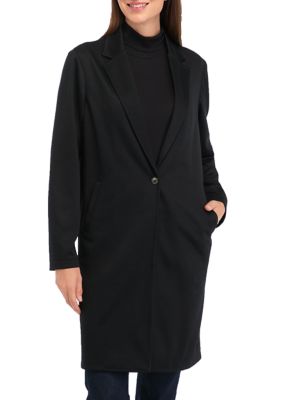 Wonderly Women's Longline Knit Blazer, Black, Small