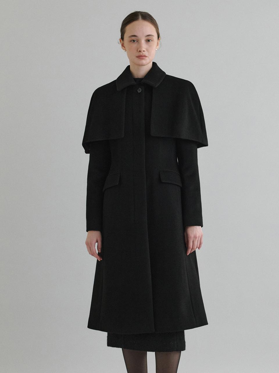 Wool Cape Style Coat