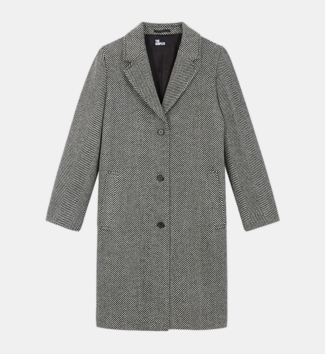 Wool Coat With Pattern