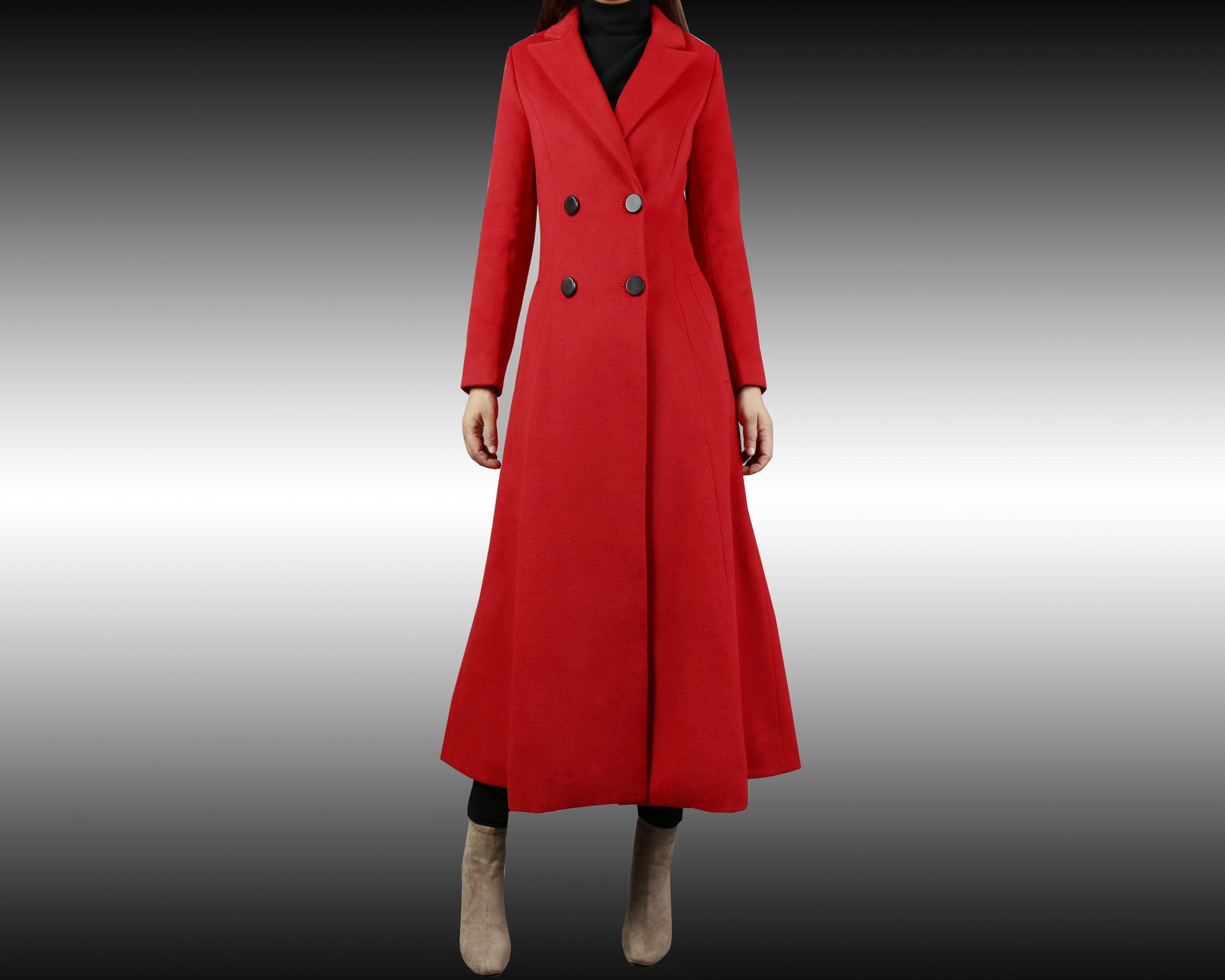 Wool Coat Women, Long Jacket, Dress, Winter Coat, Wool Trench Full Length Coat, Maxi Handmade Coat(Y1179