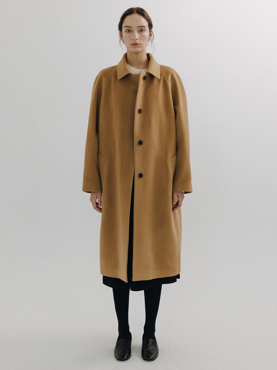 Wool Iong coat (Camel)