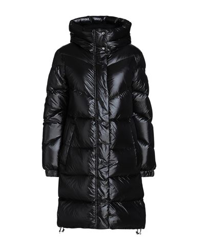 Woolrich Aliquippa Long Puffer Jacket Woman Puffer Black Size S Polyamide