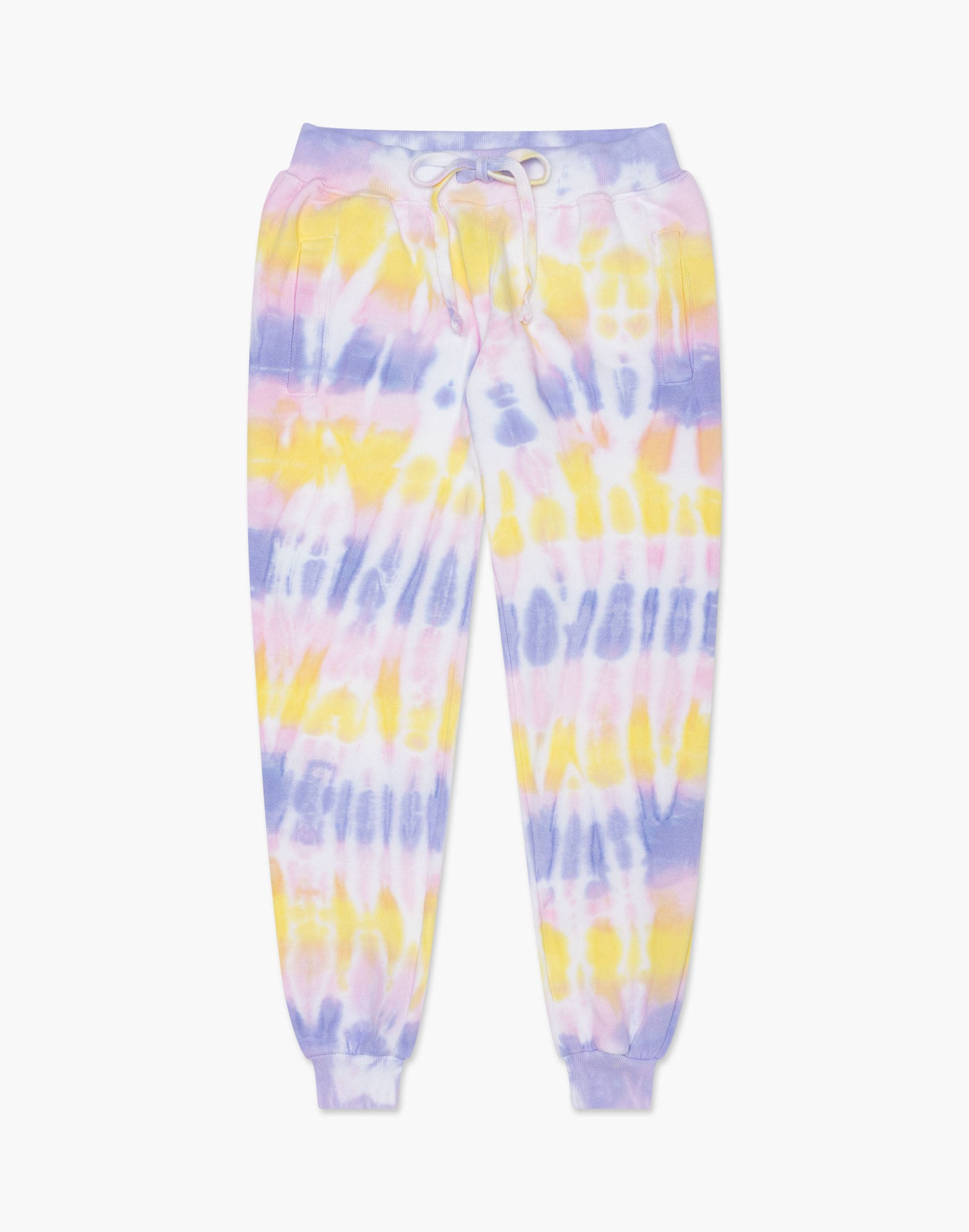 Worthy Threads Tie Dye Joggers in Sunset