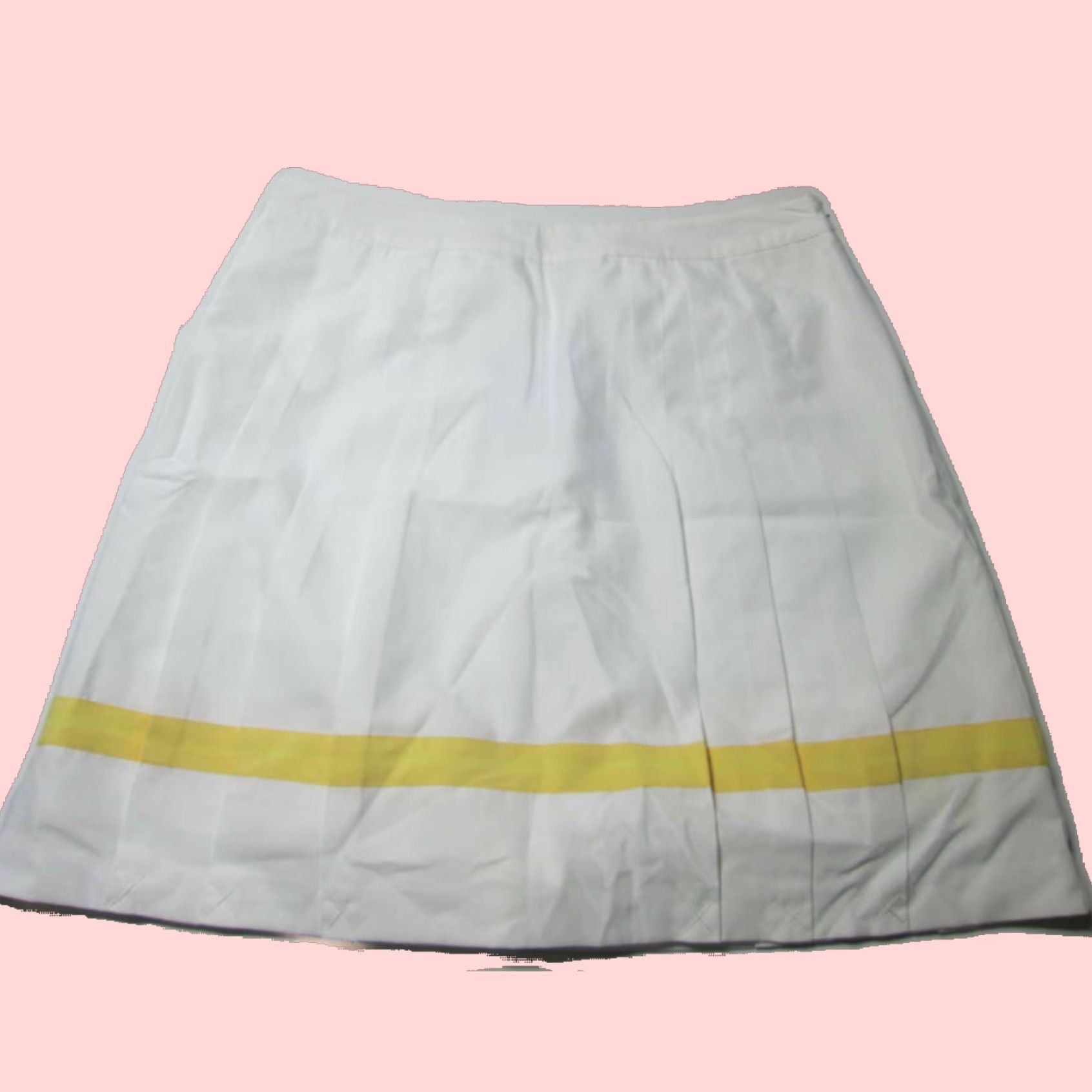 X-Tra Dry White Pleated Activewear Golf Skort For Women In Size 6 By Izod