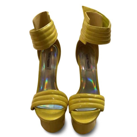 YELLOW PLATFORM SANDALS - SM REBOOTED