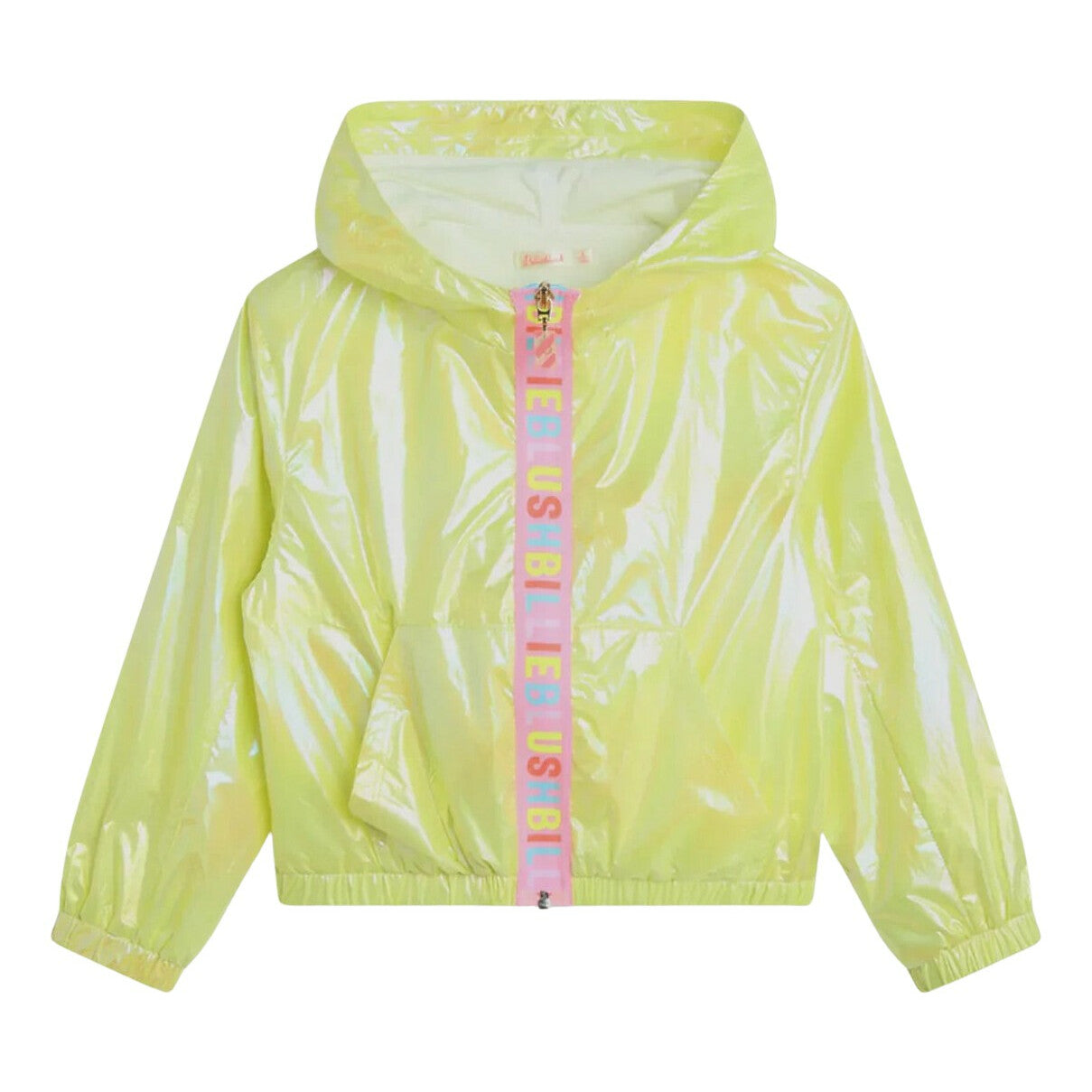 Yellow Hooded Windbreaker