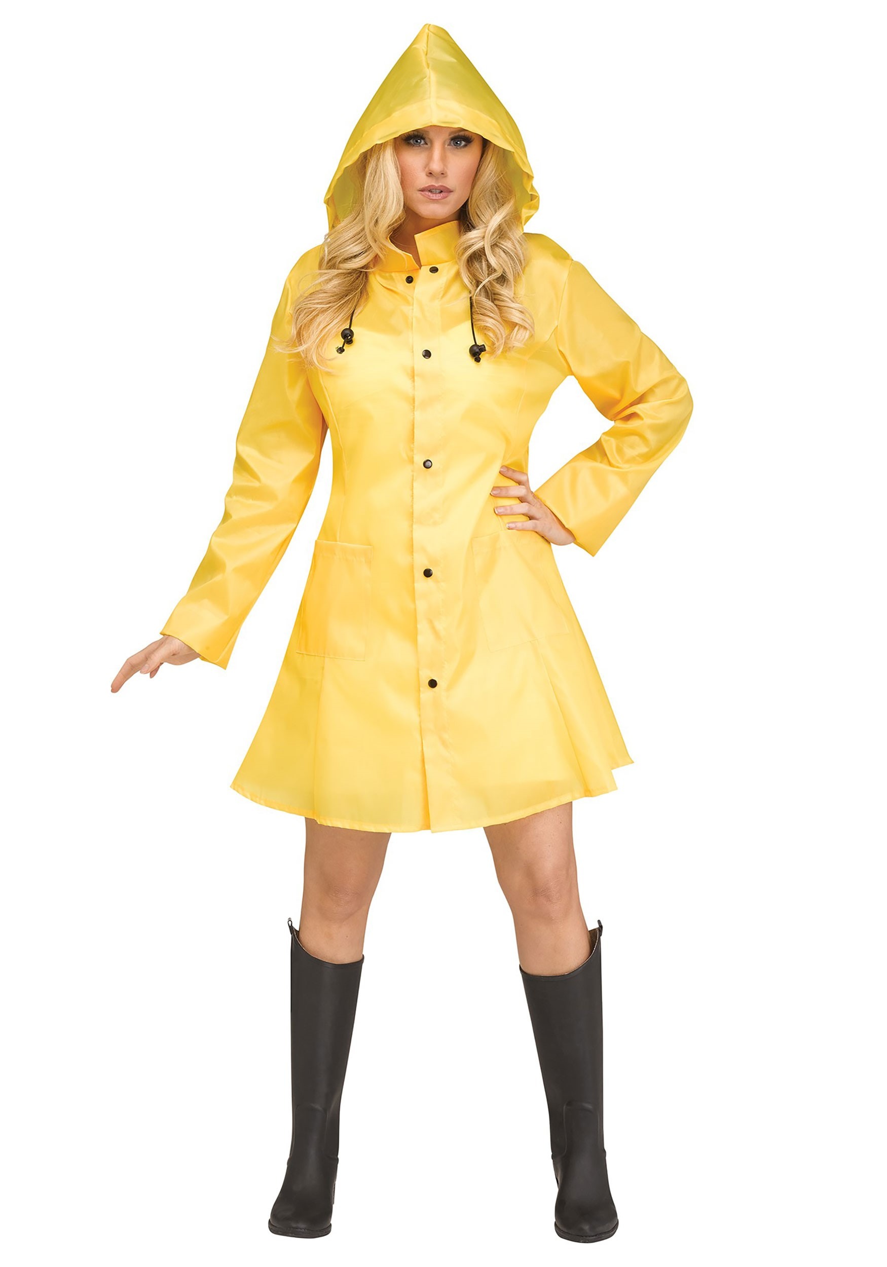 Yellow Raincoat Costume for Women