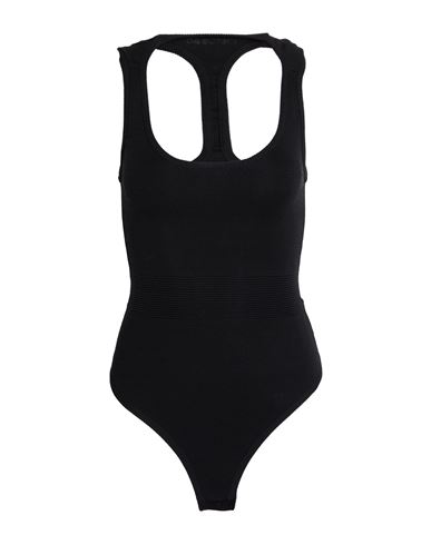 Y/project Woman Bodysuit Black Size 2 Viscose, Polyamide, Elastane