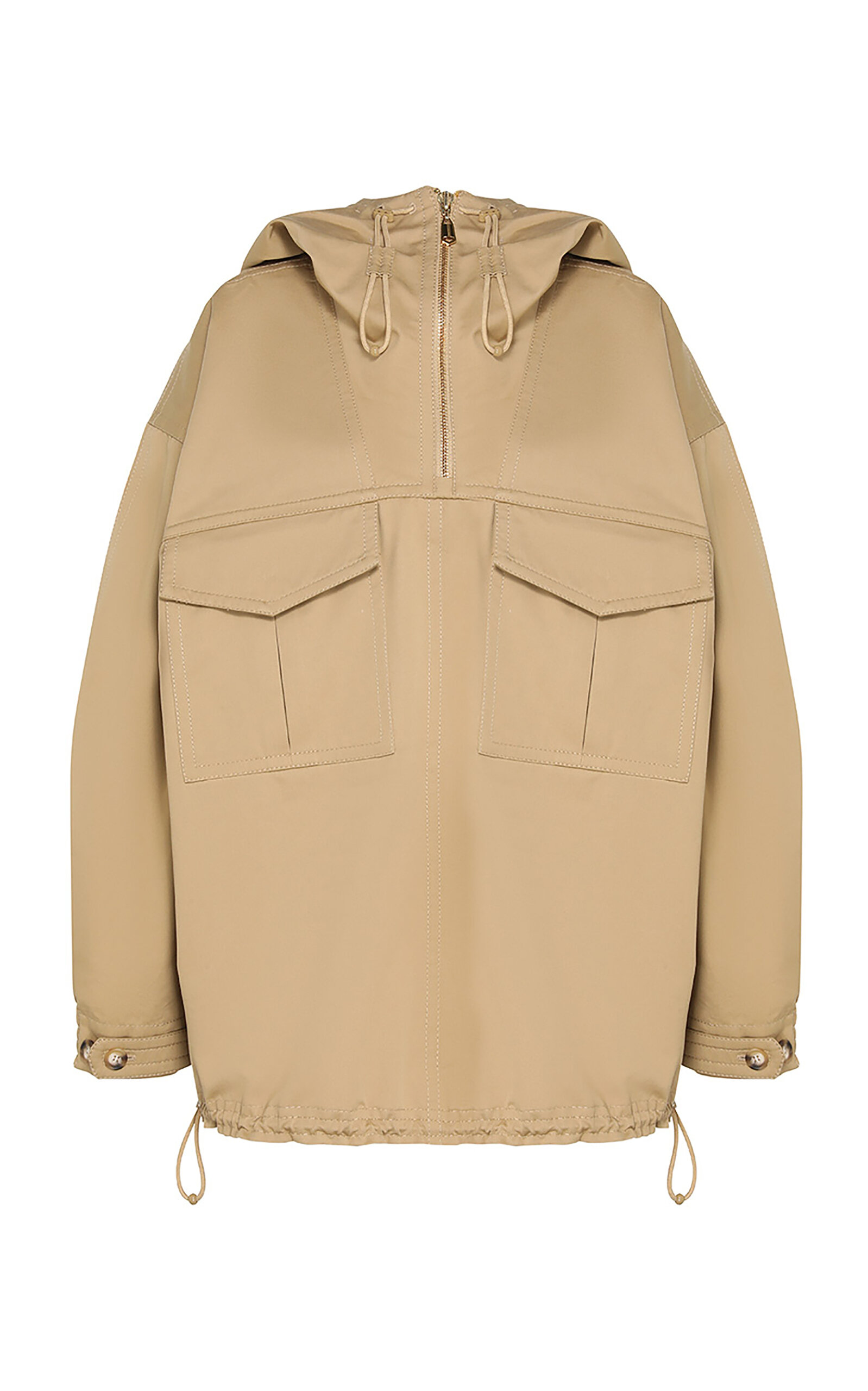 Zimmermann - Illuminate Cotton Cargo Anorak - Neutral - M - Moda Operandi