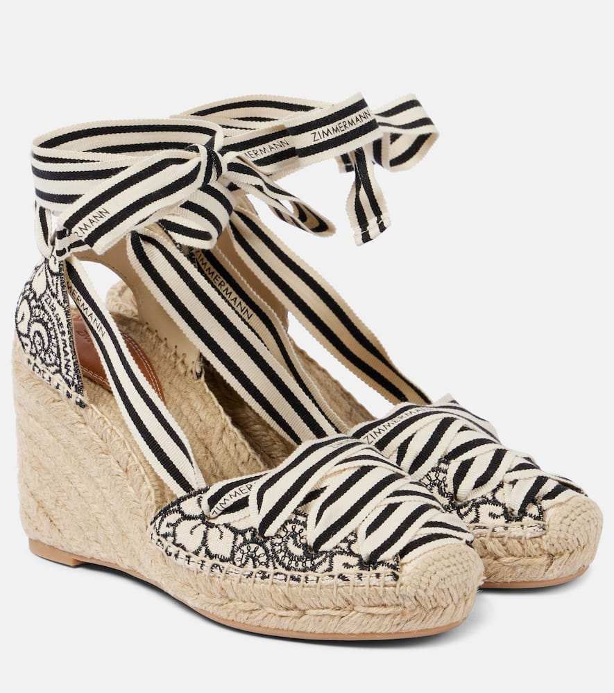 Zimmermann Sol 95 wedge espadrilles