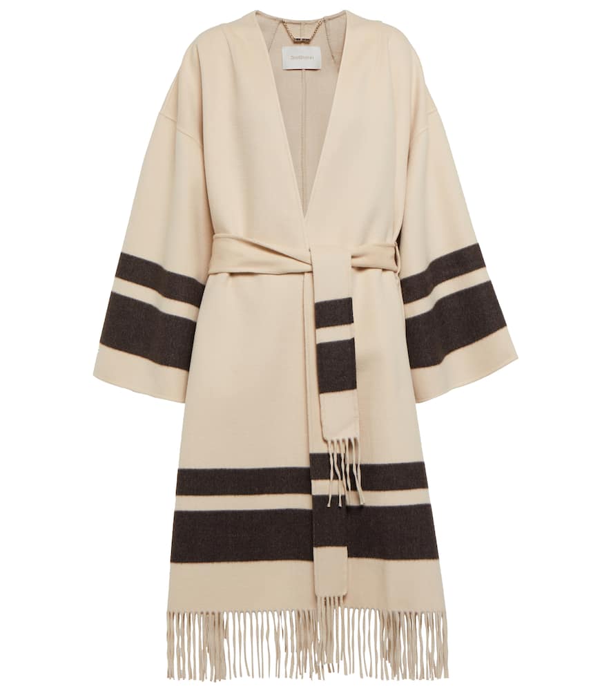 Zimmermann Striped wool coat