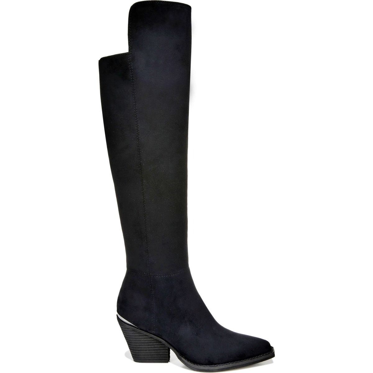 Zodiac Ronson Microsuede Over-The-Knee Womens 6.5 Wc Boots in Black