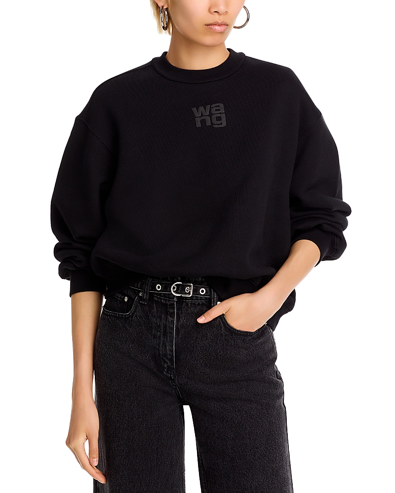 alexanderwang. t Essential Terry Crewneck Sweatshirt