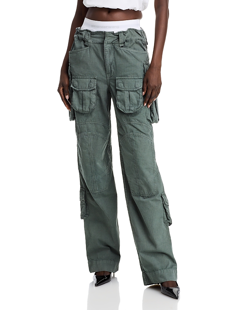 alexanderwang. t Logo Waistband Cargo Pants