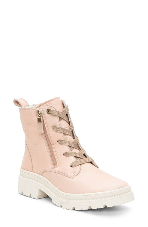 ara Waterproof Lace-Up Boot in Nude at Nordstrom, Size 5.5