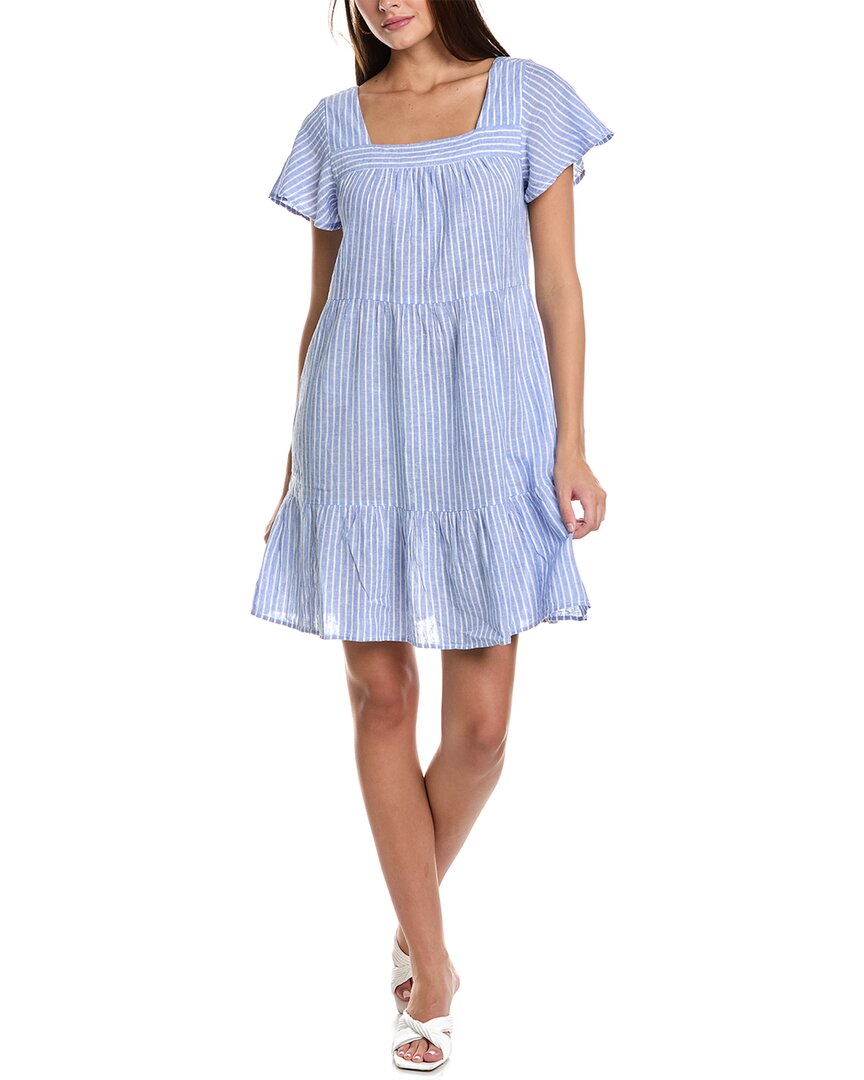 beachlunchlounge Linen-Blend A-Line Dress