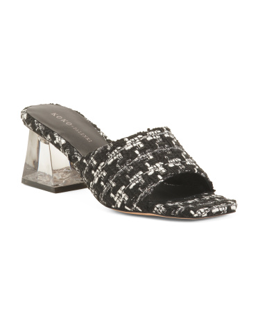 belize heeled sandals for Women | Textile/Man-Made Sole/Metal