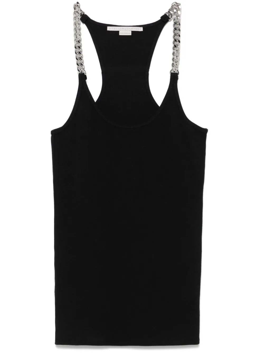 chain-link detail tank top