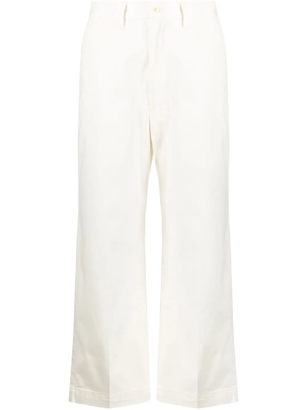 cropped flared trousers