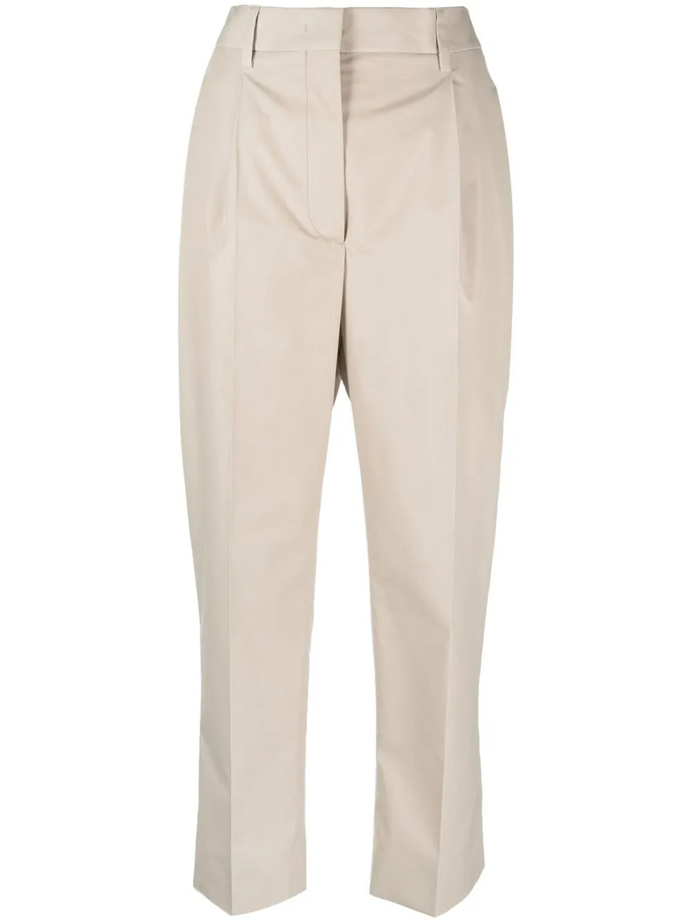 cropped tailored trousers