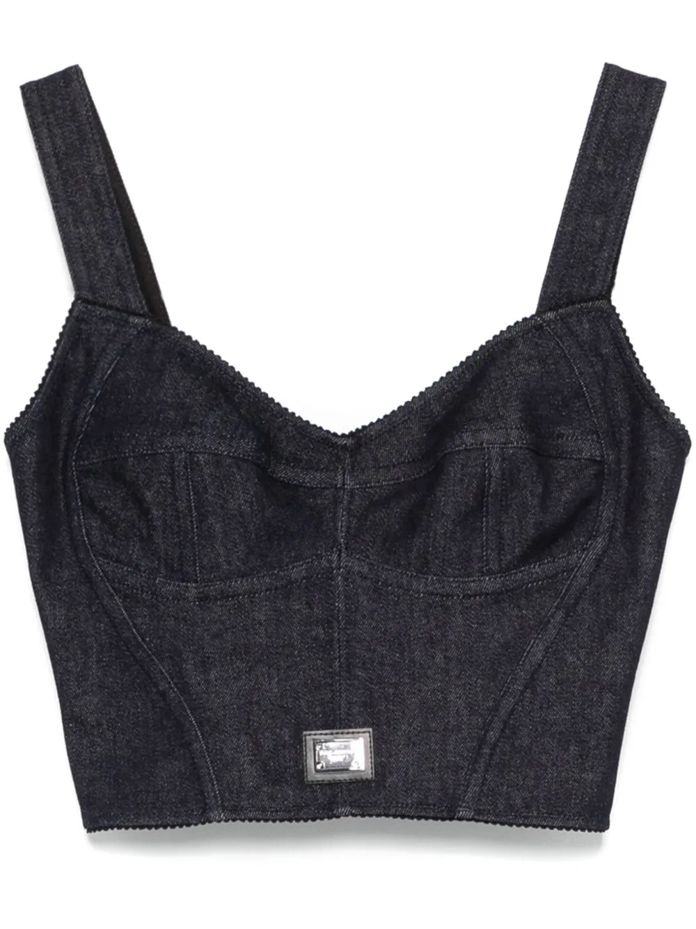 denim corset top