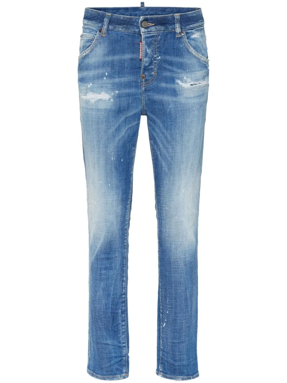 distressed skinny jeans