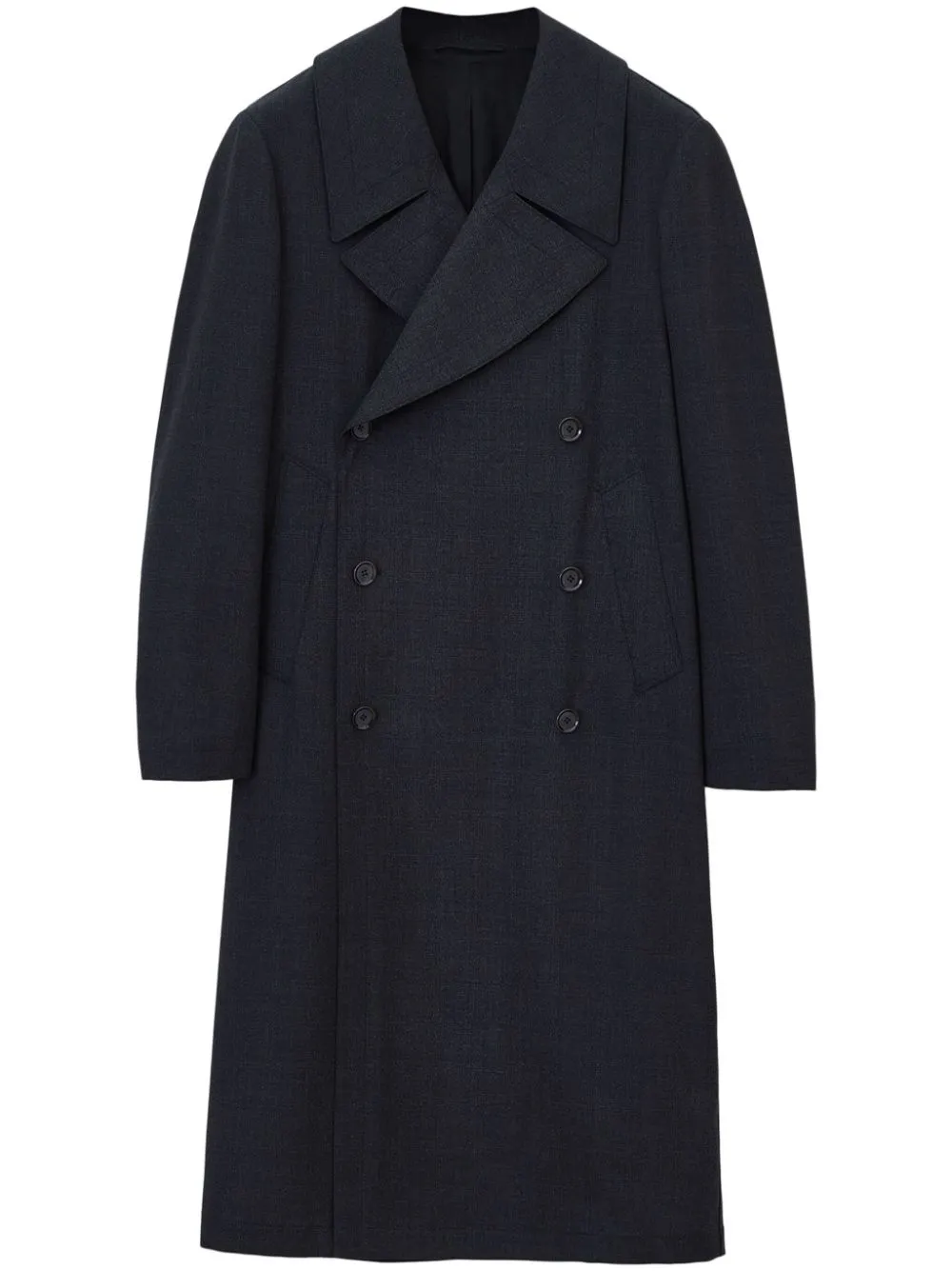 double breasted tailored coat