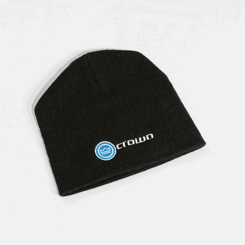 early 2000's Crown Beanie Black / Blue