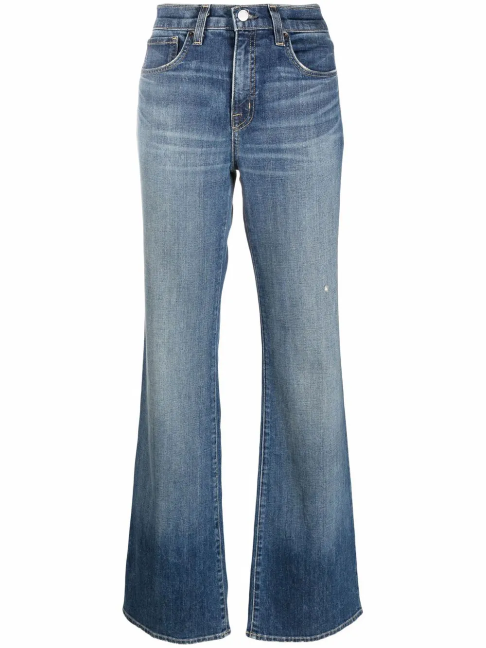 flared denim jeans