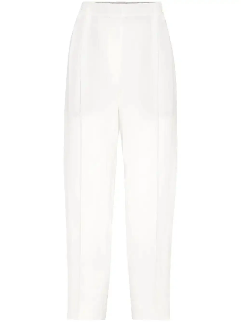 high-waist cropped trousers