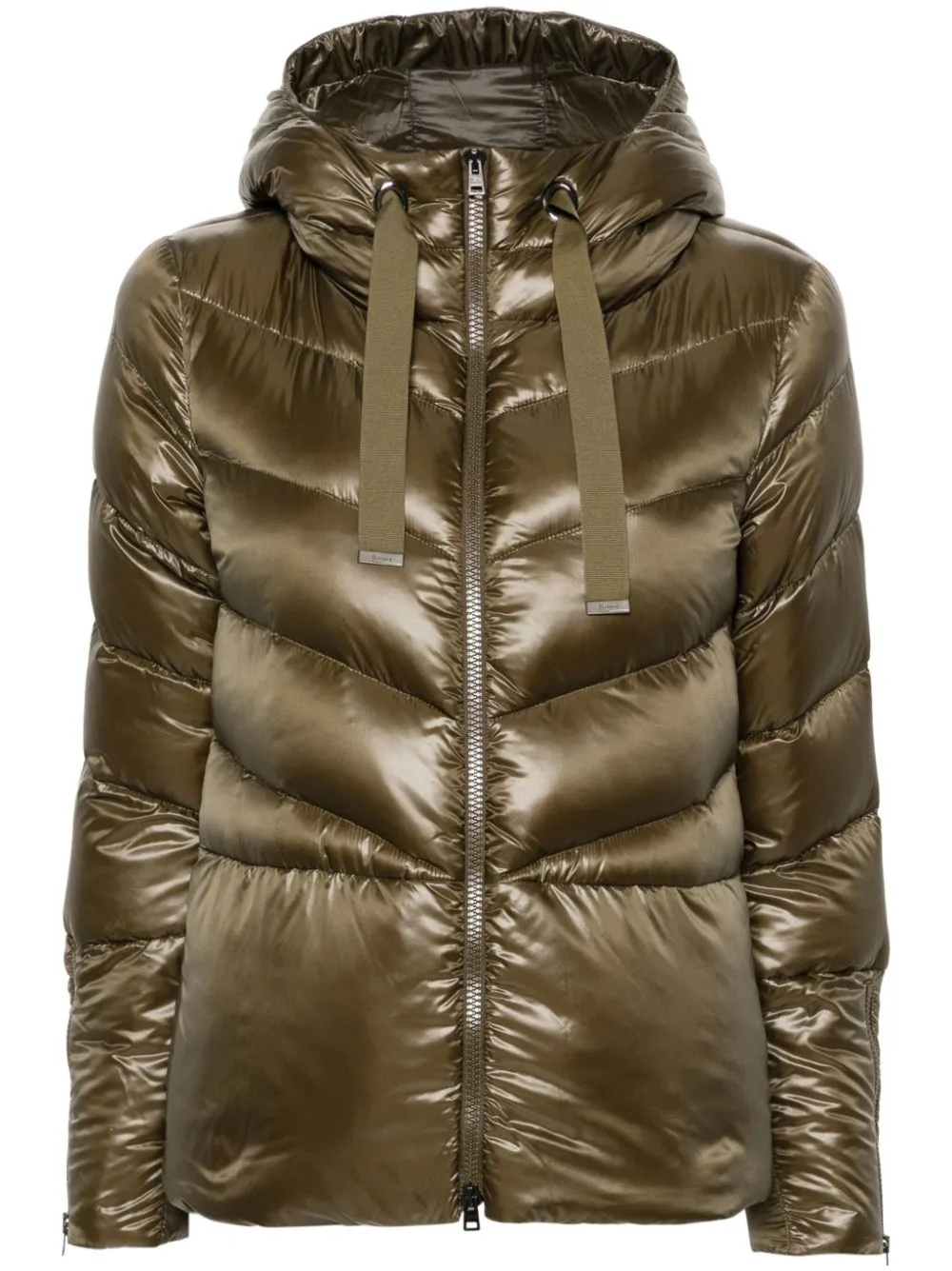 hooded puffer jacket