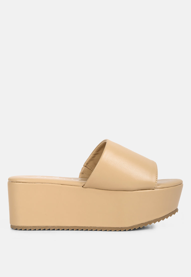 karly chunky platform sliders