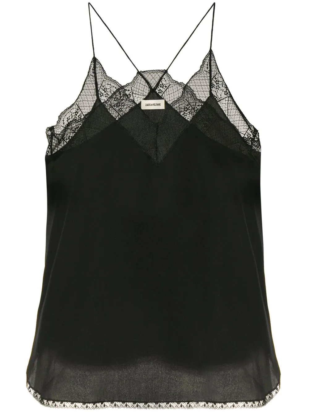 lace-detail camisole top