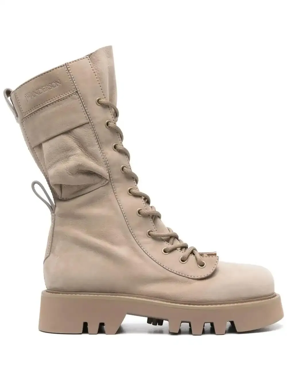 leather combat boots