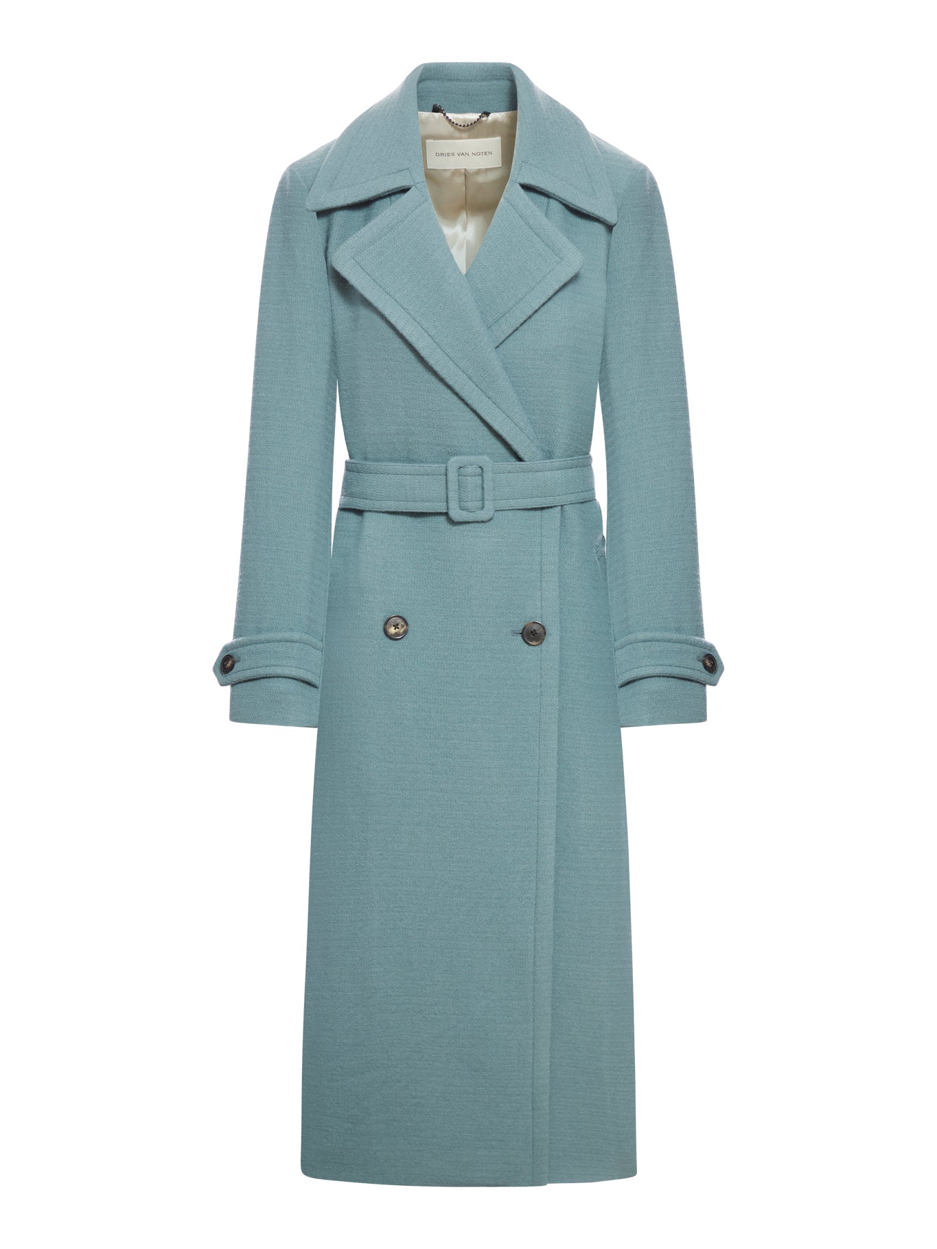 long wool coat - Dries Van Noten - Woman