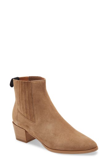 rag & bone Rover Chelsea Boot in Camel Suede at Nordstrom Rack, Size 5Us / 35Eu