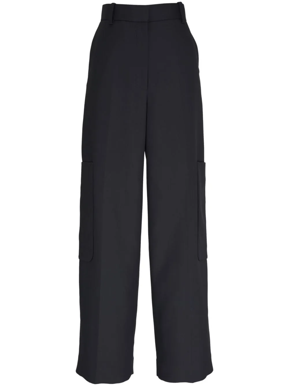 straight-leg cargo trousers