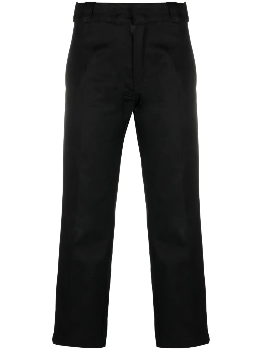 straight-leg cropped trousers