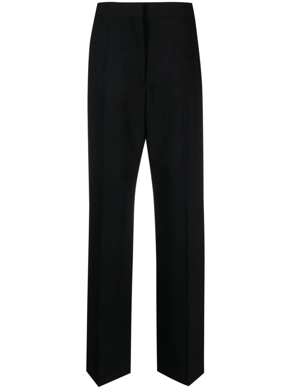 tailored straight-leg trousers