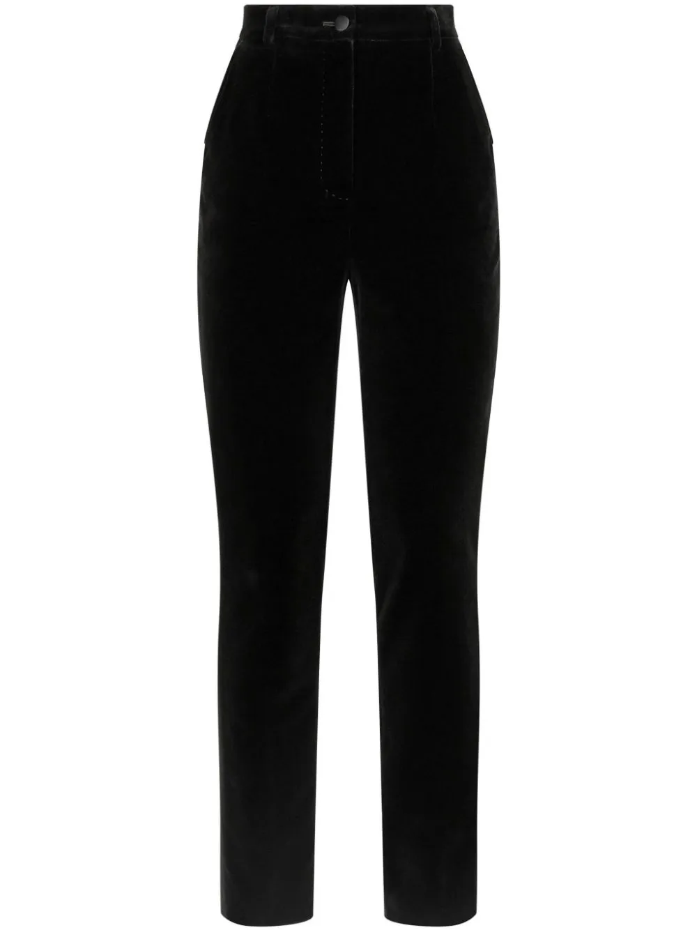 tailored velvet trousers