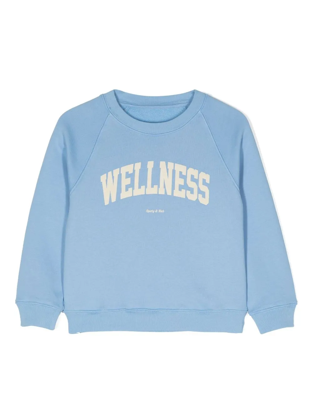 text-print cotton sweatshirt