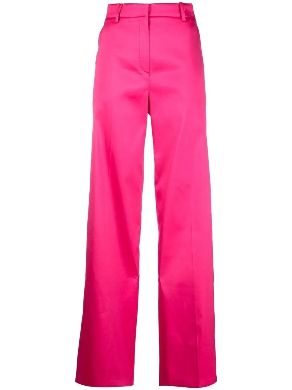 two-pocket flared tailored trousers